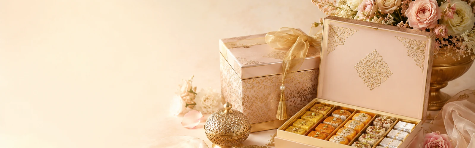 Wedding gift trays